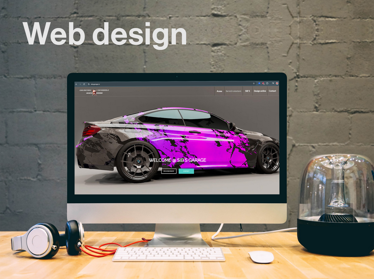 Web design website sibsgarage.ro